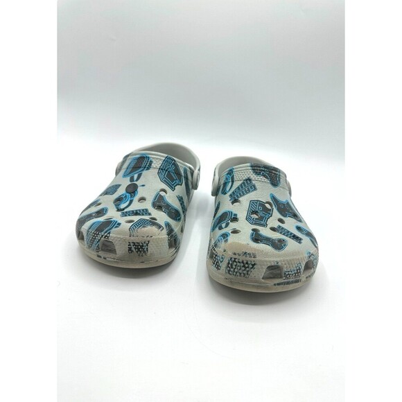Crocs Classic GAME OVER Clog Kids Size J3 - Picture 2 of 7